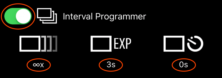 The Interval Programmer interface