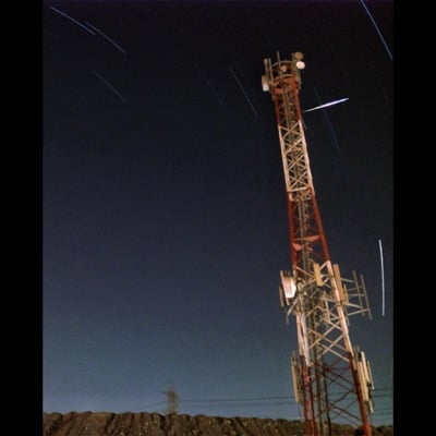 Perseid Meteor (shooting star) by عـامـر.Amer. Settings: Light Trails mode