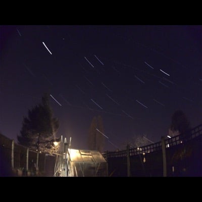 Star trails by Grainge. Settings: Light Trails mode