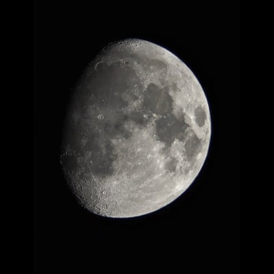 Moon by DomLeRoy. Settings: Taken through telescope