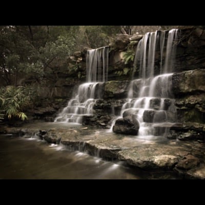 Waterfall by Kendall Muyres. Settings: Long Exposure mode