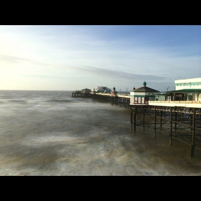 Pier with sea by NightCap team. Settings: Long Exposure mode