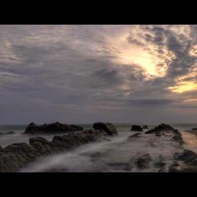 Sea by Daniel Fernandez. Settings: Long Exposure mode