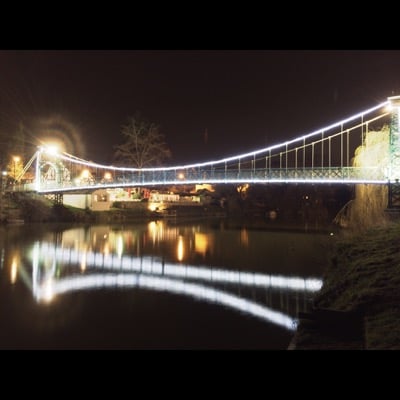 River lights by NightCap team. Settings: Long Exposure mode