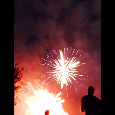 Fireworks by Paul Gillett. Settings: